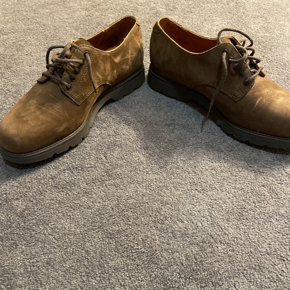 Rockport men  brown suede shoes